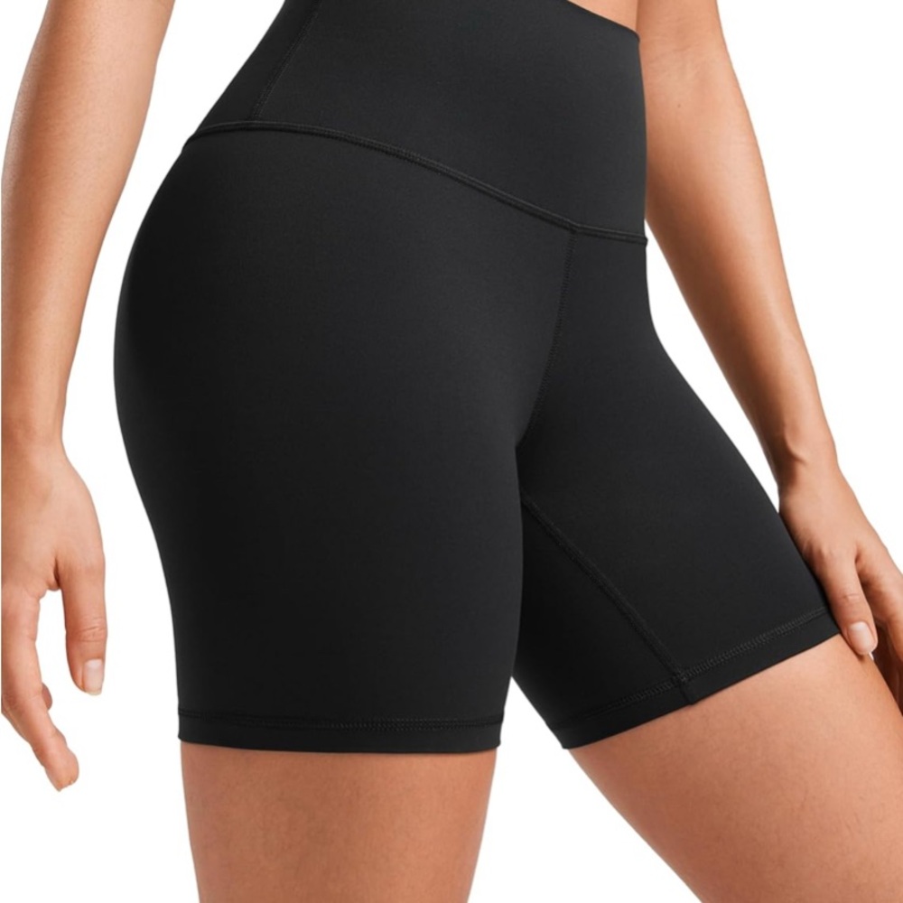 CRZ Yoga Women’s ButterLuxe 6-inch, high waisted Biker Shorts